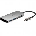 HUB 6 EN 1 2X USB 3.0/SD/MSD/  HDMI/USB-C DLINK DUB-M610
