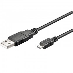 CABLE USB 2.0  0.6M A MICRO