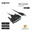ADAPT. USB A PARALELO DB25     NEGRO APPROX