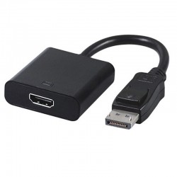 CABLE DISPLAY A HDMI HEMBRA    0.10m NEGRO
