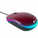 RATON USB NGS ADDICT MAROON    ROJO CON LEDS 7 COLORES