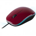 RATON USB NGS ADDICT MAROON    ROJO CON LEDS 7 COLORES