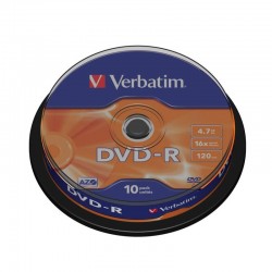 DVD VERBATIM 10 UNDS 16X 4.7GB  -R