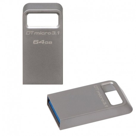 MEMORIA USB 3.1  64GB KINGSTON  ALUMINIO MICRO