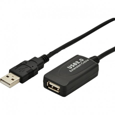 CABLE ALARGO USB 2.0  5M A/A M /H CON APLIFICADOR DE SEÑAL